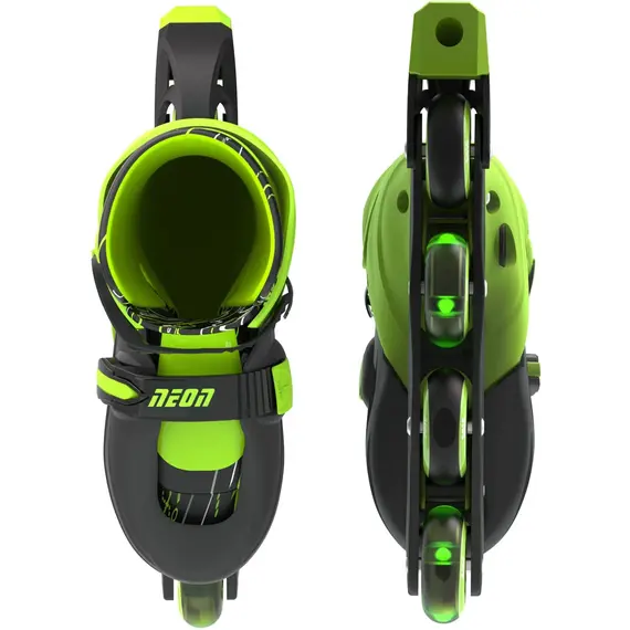 როლიკები Neon Inline SKATES (SIZE 12-2) Green , 4 image - Primestore.ge