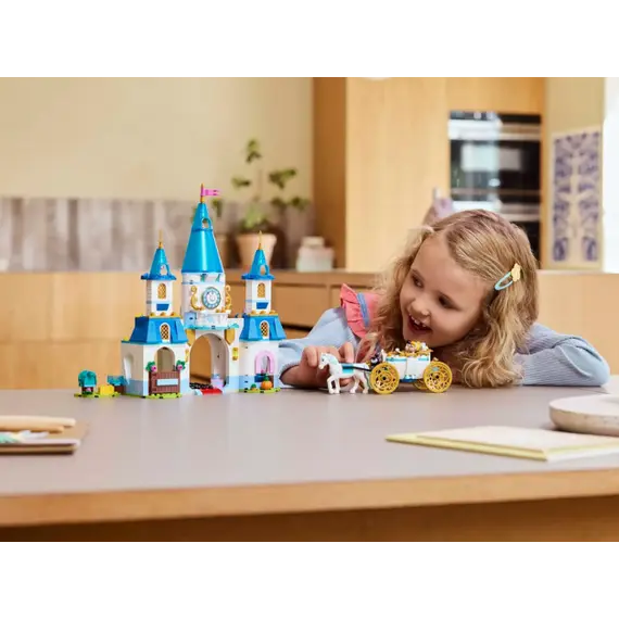 ლეგო LEGO Constructor Disney Princess Cinderella's Castle & Horse Carriage , 5 image - Primestore.ge