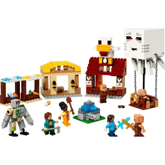 Lego LEGO Constructor Minecraft The Ghast Balloon Village Attack, 2 image