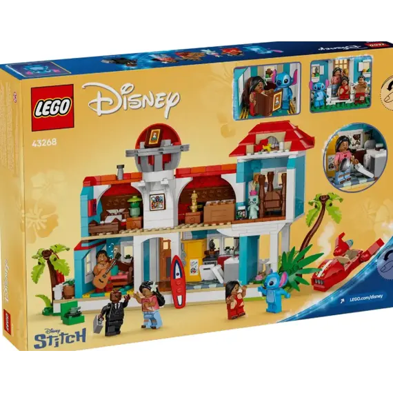 ლეგო LEGO Constructor Disney Classic Lilo and Stitch Beach House , 6 image - Primestore.ge