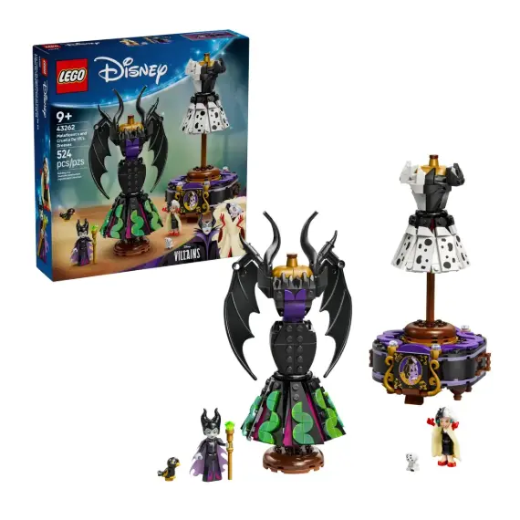 ლეგო LEGO Constructor Disney Classic Maleficent's and Cruella De Vil's Dresses  - Primestore.ge