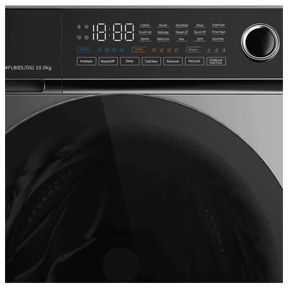 სარეცხი მანქანა MARAZZI WMDD-1004FL80(S/DG) , 2 image - Primestore.ge