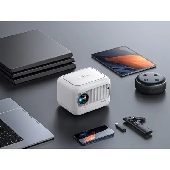 პროექტორი Yaber L1 Home Cinema, LCD Projector, 1280x720, 400lm, White , 5 image - Primestore.ge
