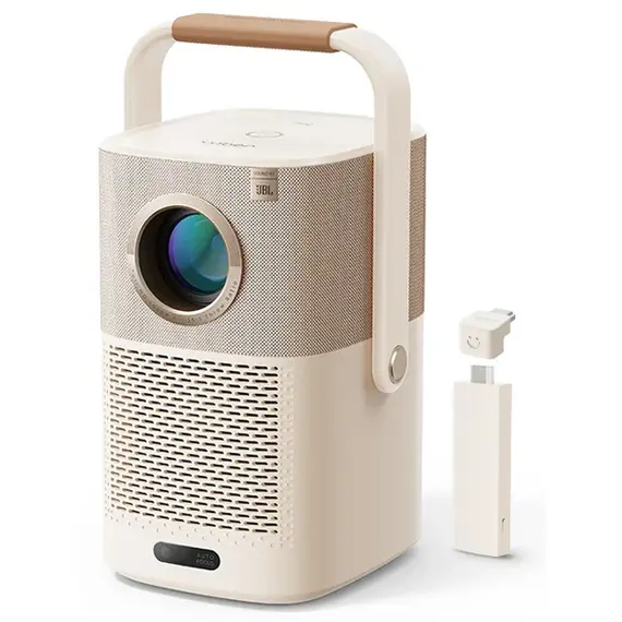 პროექტორი Yaber T2Plus, LCD Projector, FHD 1920x1080, 450Lm, JBL Speakers, Beige , 3 image - Primestore.ge