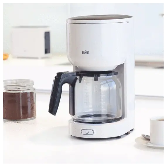 ყავის აპარატი BRAUN KF3100WH , 4 image - Primestore.ge