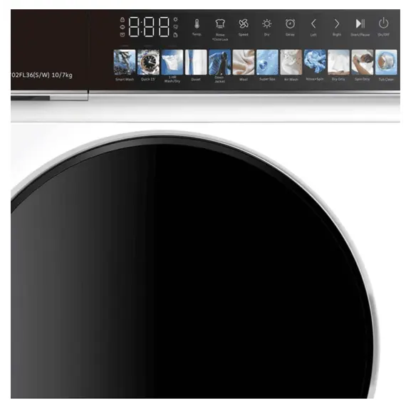 სარეცხი მანქანა MARAZZI WMD-10702FL36(S/W) , 2 image - Primestore.ge