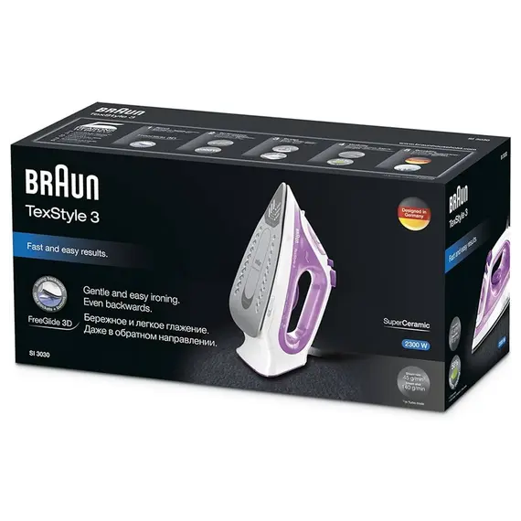 უთო BRAUN SI3030PU , 4 image - Primestore.ge