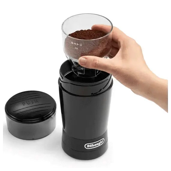 ყავის საფქვავი Delonghi KG200 BLACK , 2 image - Primestore.ge