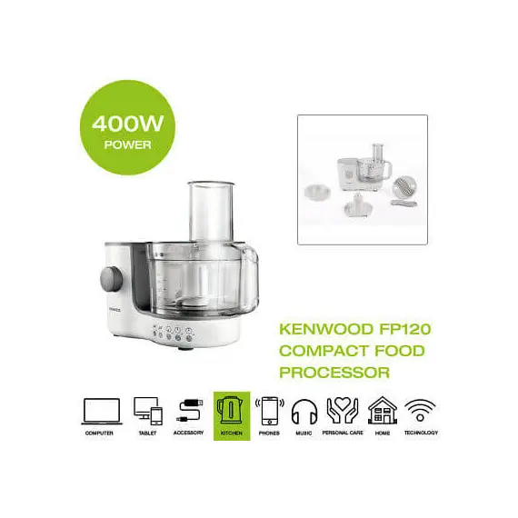 სამზარეულოს კომბაინი KENWOOD FP-120 , 2 image - Primestore.ge
