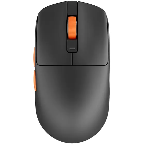 მაუსი Royal Kludge RK M30 Gaming Mouse Wireless, 2.4GHz, Bluetooth, USB Black Orange  - Primestore.ge