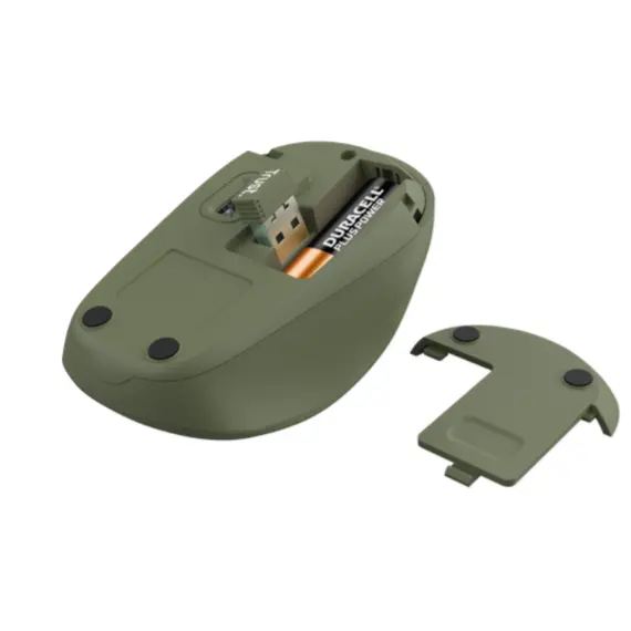 მაუსი Trust YVI+ WIRELESS MOUSE ECO GREEN , 4 image - Primestore.ge