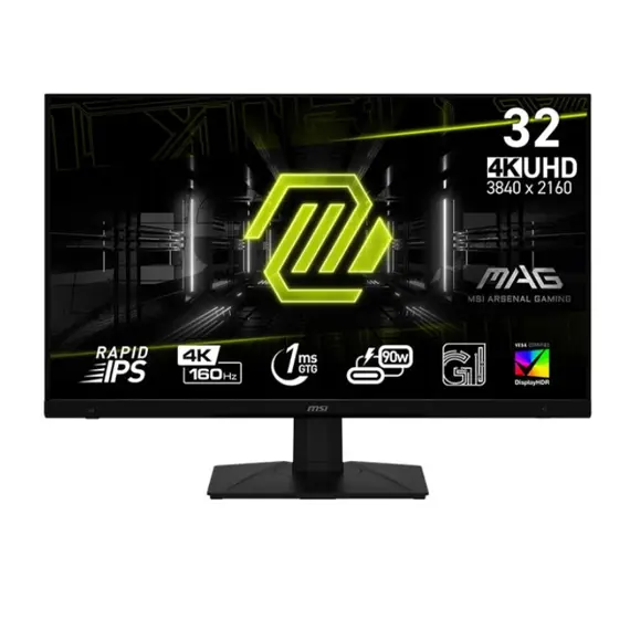 მონიტორი MSI MAG 322UPF 32" 4K UHD 160Hz 1ms 2xHDMI DP USB - 9S6-3DC79T-014  - Primestore.ge