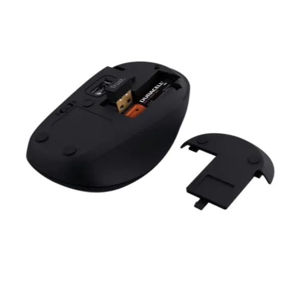მაუსი Trust YVI+ MULTI-DEVICE WIRELESS MOUSE BLACK , 4 image - Primestore.ge