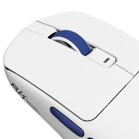 მაუსი Royal Kludge RK M30 Gaming Mouse Wireless, 2.4GHz, Bluetooth, USB White Blue , 4 image - Primestore.ge