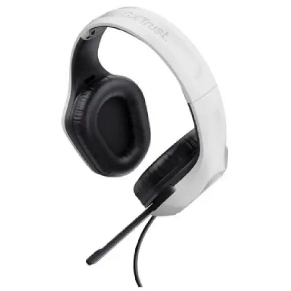 ყურსასმენი Trust GXT415W Zirox, Headset, Wired, 3.5mm, White , 3 image - Primestore.ge