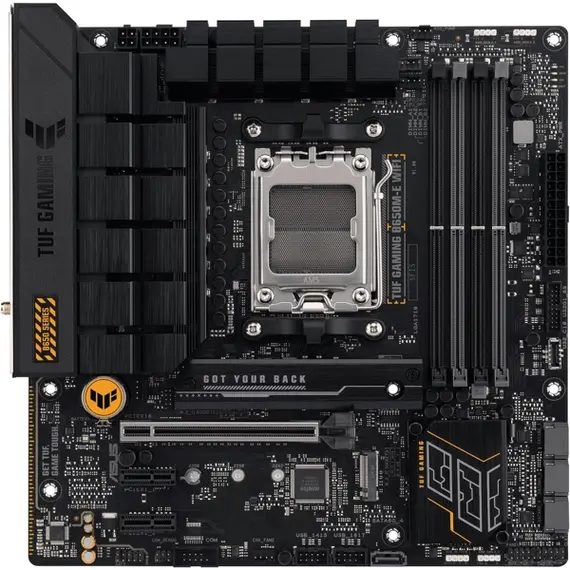 დედა დაფა ASUS Motherboard TUF GAMING B650M-E WIFI sAM5 B650 2xDDR5 M.2 HDMI DP Wi-Fi BT mATX  - Primestore.ge