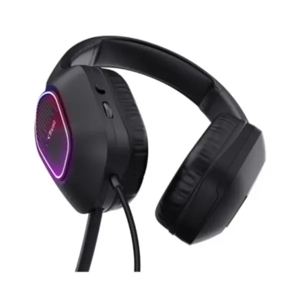 ყურსასმენი Trust GXT 416 Zirox LED Lightweight Gaming Headset Black - 25331 , 2 image - Primestore.ge