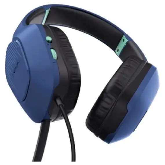 ყურსასმენი Trust GXT415B Zirox, Headset, Wired, 3.5mm, Blue , 3 image - Primestore.ge