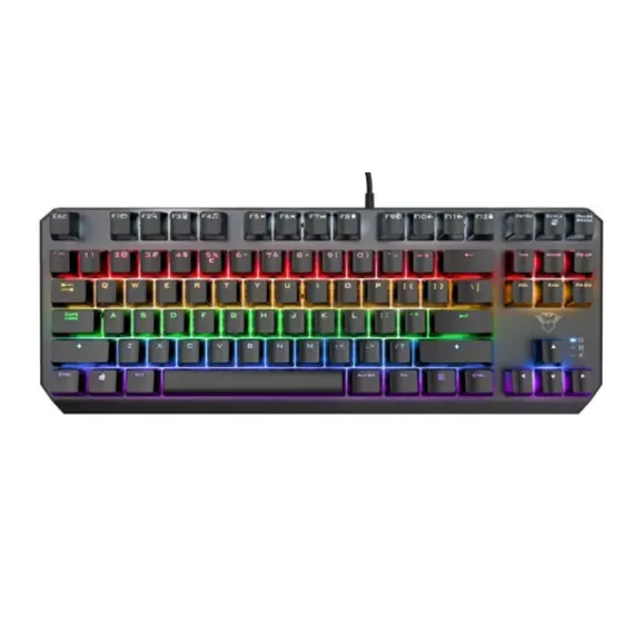 კლავიატურა Trust GXT 834 CALLAZ TKL KEYBOARD US - 24404  - Primestore.ge