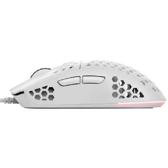 მაუსი Trust GXT 928W Helox, Wired, USB, Gaming Mouse, White , 4 image - Primestore.ge