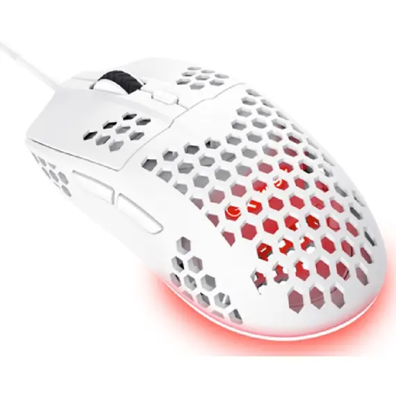მაუსი Trust GXT 928W Helox, Wired, USB, Gaming Mouse, White , 2 image - Primestore.ge