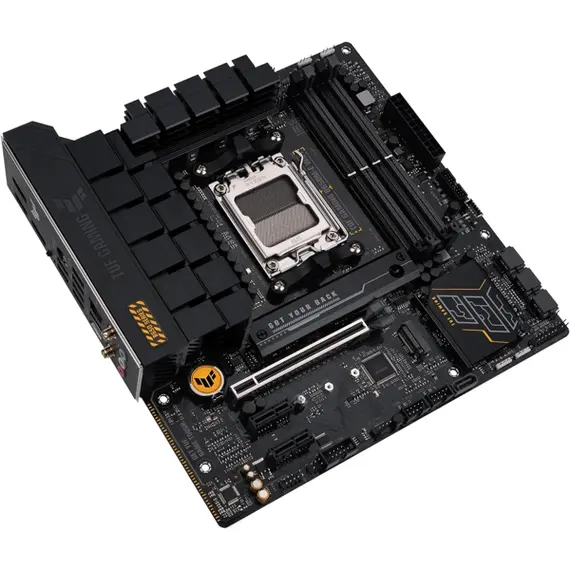 დედა დაფა ASUS Motherboard TUF GAMING B650M-E WIFI sAM5 B650 2xDDR5 M.2 HDMI DP Wi-Fi BT mATX , 2 image - Primestore.ge