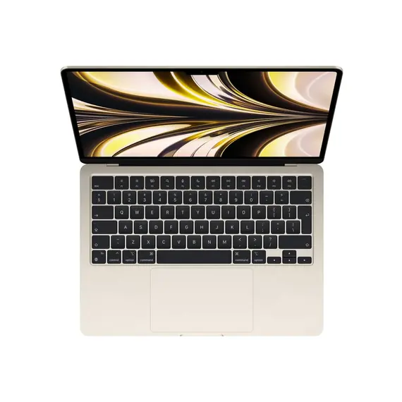 ნოუთბუქი Apple 13-inch MacBook Air: Apple M2 chip with 8-core CPU and 8-core GPU, 16GB, 256GB - Starlight,Model A2681 , 2 image - Primestore.ge