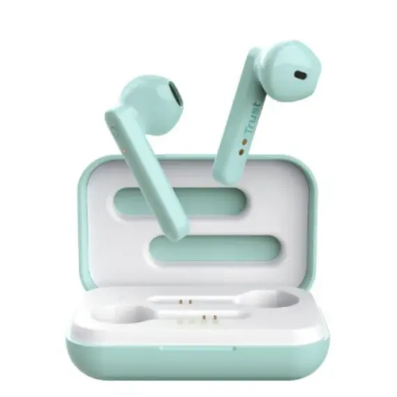 ყურსასმენი Trust Primo Touch Bluetooth Wireless Earphones Mint - 23781  - Primestore.ge
