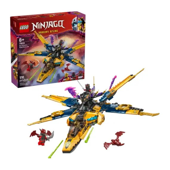 ლეგო LEGO Constructor Ninjago Ras and Arin’s Super Storm Jet  - Primestore.ge