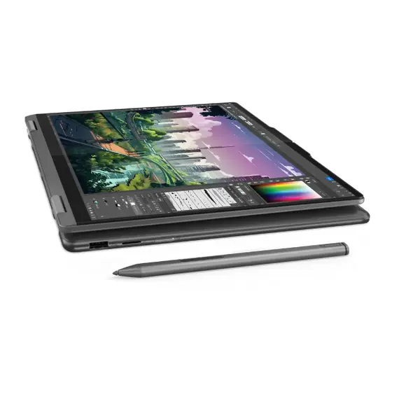 ნოუთბუქი Lenovo Yoga 7 14 WUXGA OLED Touch AMD Ryzen™ 7 8840HS 16GB 1TB SSD Integrated  Radeon 780M Graphics Storm Grey Win 11 HOME , 4 image - Primestore.ge