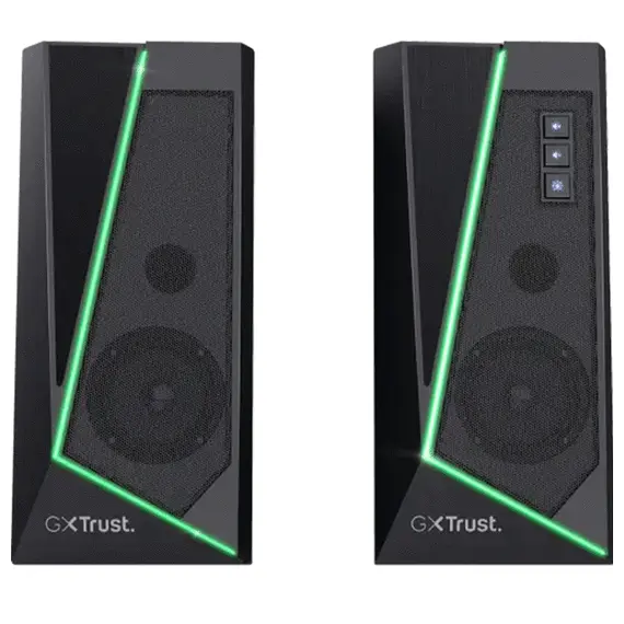 დინამიკი TRUST GXT609 ZOXA RGB LED SPEAKER SET , 2 image - Primestore.ge