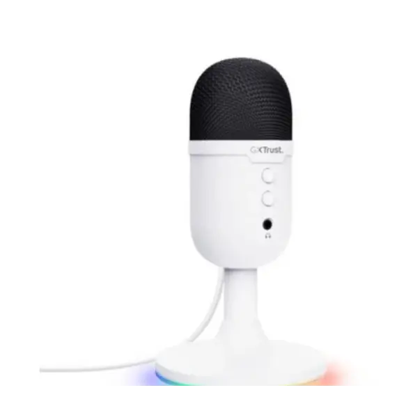 მიკროფონი Trust GXT 234W Yunix USB Gaming Microphone White - 25374 , 3 image - Primestore.ge
