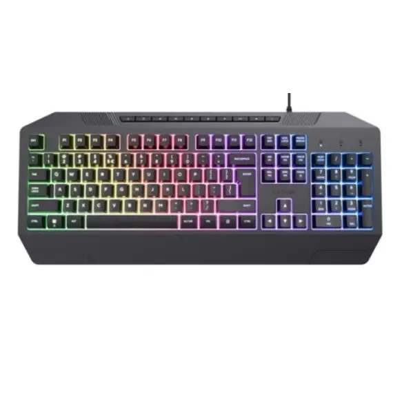კლავიატურა Trust GXT 836 Evocx Illuminated Gaming Keyboard Black - 24722  - Primestore.ge