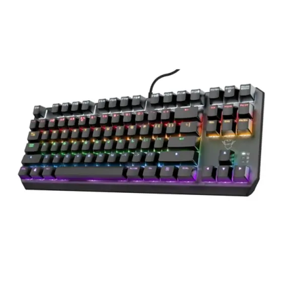 კლავიატურა Trust GXT 834 CALLAZ TKL KEYBOARD US - 24404 , 3 image - Primestore.ge