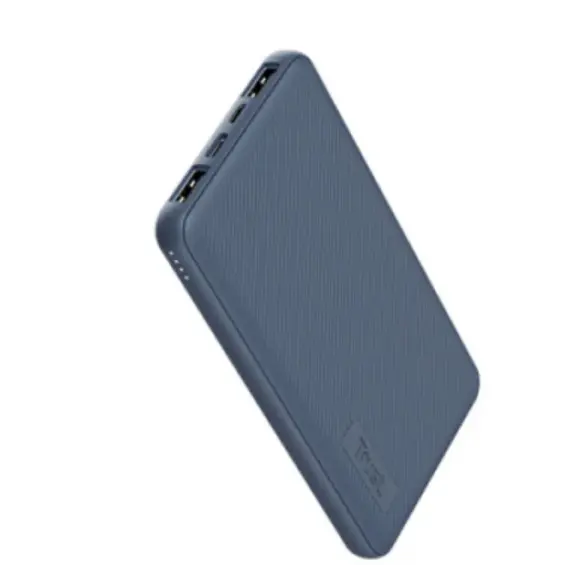 პორტატული დამტენი Trust Primo Ultra-thin Powerbank 10.000 mAh ECO Blue - 25028  - Primestore.ge