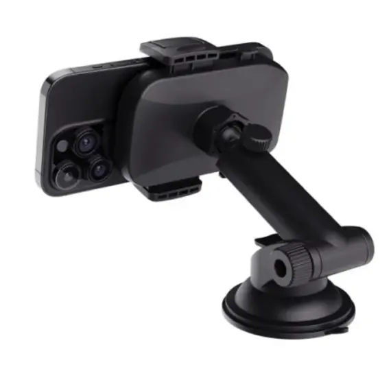 მობილურის დამჭერი Trust Runo Phone holder with windshield mount Black - 24984 , 4 image - Primestore.ge