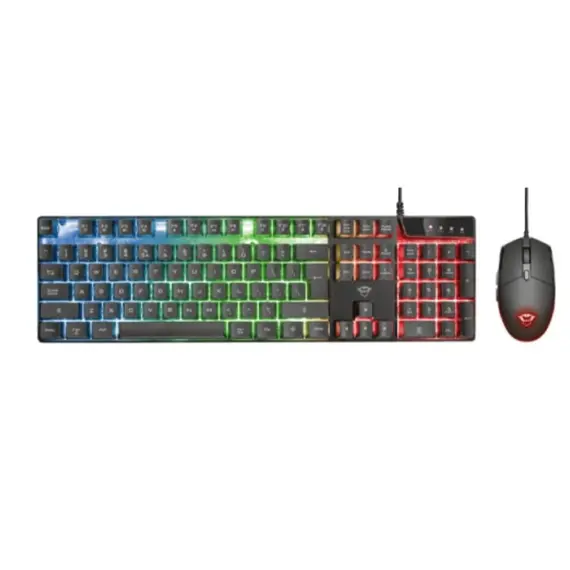 კლავიატურა და მაუსი Trust GXT 838 Azor Keyboard and Mouse Set Black - 23289  - Primestore.ge