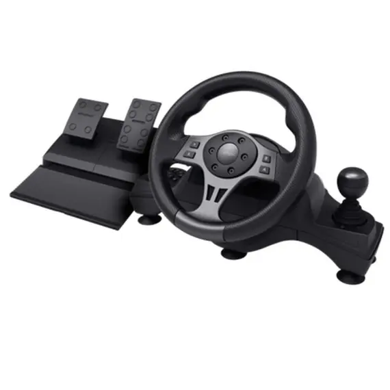 სათამაშო საჭე და პედლები Trust GXT 289 Movi set race wheel+pedals  - Primestore.ge