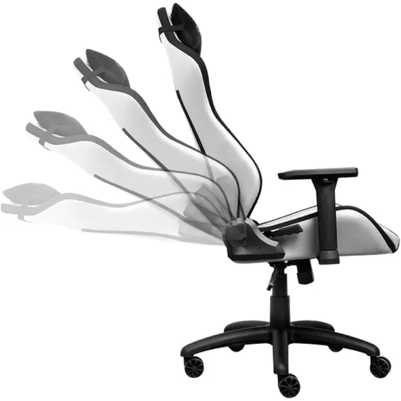 სათამაშო სავარძელი Trust GXT714W Ruya, Gaming Chair, Black/White , 5 image - Primestore.ge