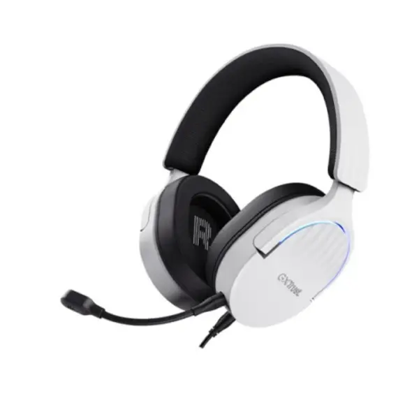 ყურსასმენი Trust GXT 490W Fayzo 7.1 USB Gaming Headset White - 25302  - Primestore.ge