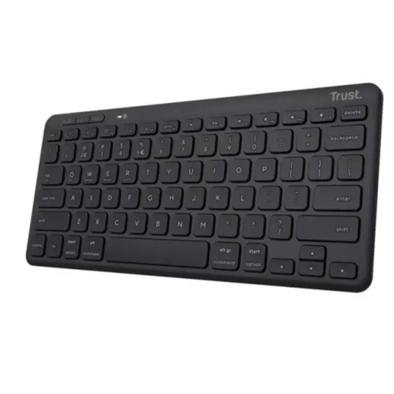 კლავიატურა Trust Lyra Compact Wireless Keyboard Black - 24707 , 2 image - Primestore.ge