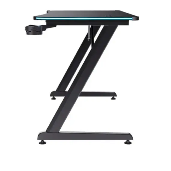 სათამაშო მაგიდა Trust GXT 709 Luminus RGB Gaming Desk Black - 25184 , 2 image - Primestore.ge