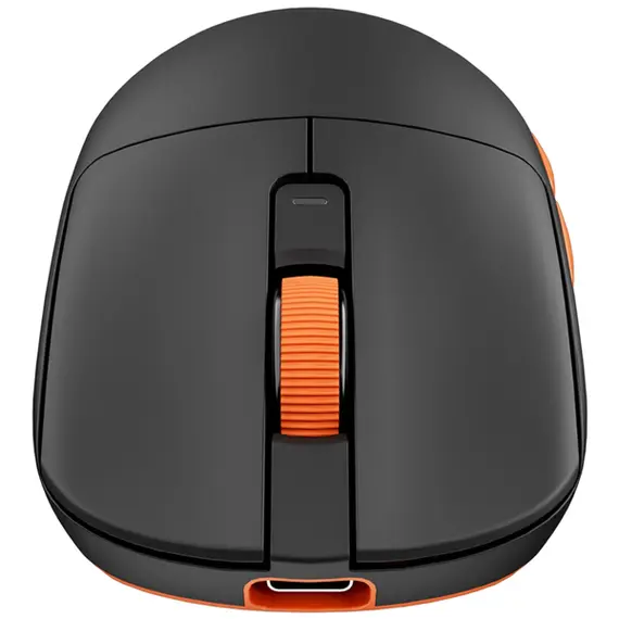 მაუსი Royal Kludge RK M30 Gaming Mouse Wireless, 2.4GHz, Bluetooth, USB Black Orange , 2 image - Primestore.ge