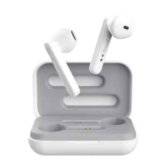 ყურსასმენი Trust Primo Touch Bluetooth Wireless Earphones White - 23783  - Primestore.ge
