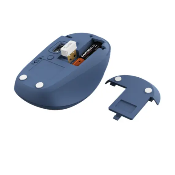 მაუსი Trust YVI+ MULTI-DEVICE WIRELESS MOUSE Blue , 4 image - Primestore.ge