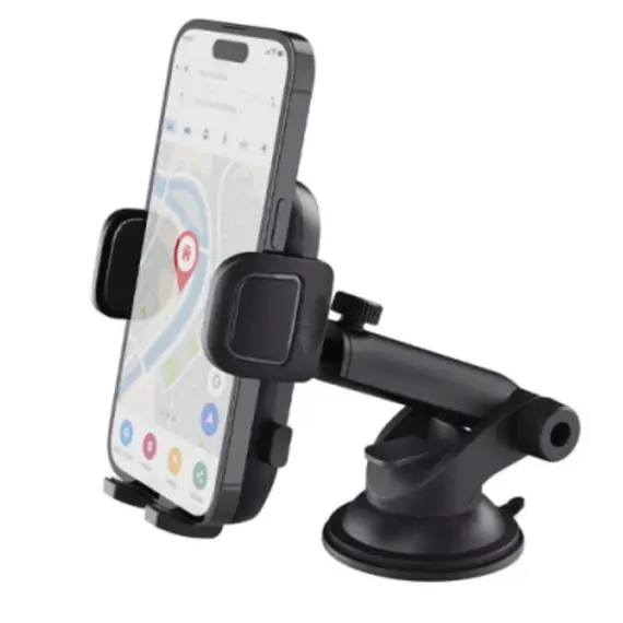 მობილურის დამჭერი Trust Runo Phone holder with windshield mount Black - 24984 , 3 image - Primestore.ge