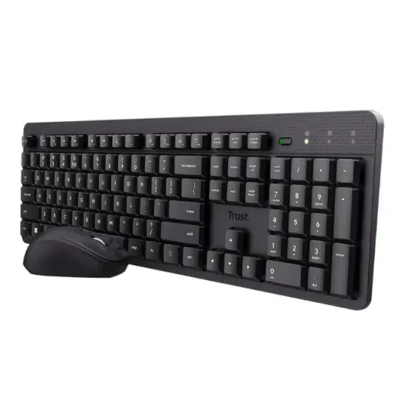 კლავიატურა და მაუსი Trust Ody II Silent Wireless Keyboard & Mouse set Black - 25018 , 2 image - Primestore.ge