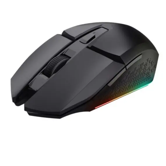 მაუსი და მაუსპადი Trust GXT 112 Felox Wireless Illuminated Gaming Mouse & Mousepad Black - 25070 , 3 image - Primestore.ge