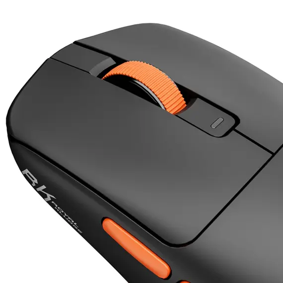 მაუსი Royal Kludge RK M30 Gaming Mouse Wireless, 2.4GHz, Bluetooth, USB Black Orange , 3 image - Primestore.ge