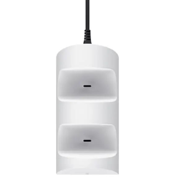 ჯოისტიკის დამტენი Trust GXT254, USB-C, USB, Duo Charging Dock for PS5, White , 2 image - Primestore.ge
